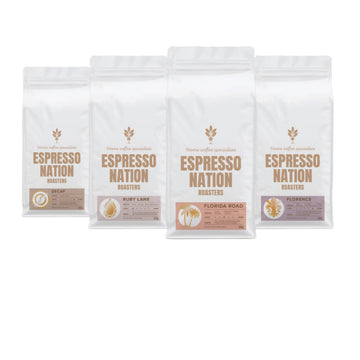 Espresso Nation Roasters coffee decaf, Ruby Lane, Florida Road, Florence variations