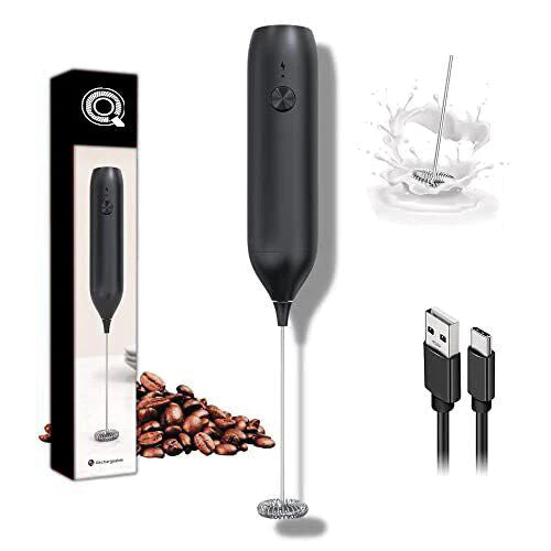 Espresso Nation electric rechargeable cordless milk frother by Precision